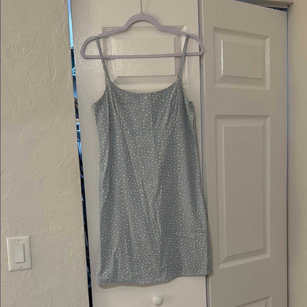 Blue Brandy Melville Floral Women's Dress